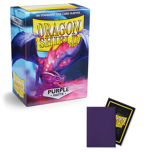 Dragon Shield Sleeves: Standard - Matte Purple (100 ct.)
