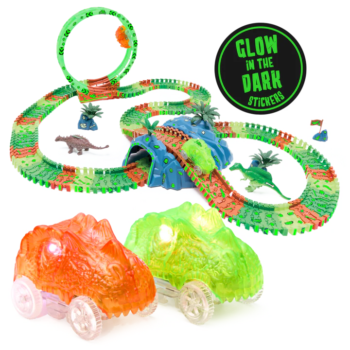 JitteryGit Dino Track Forest Set