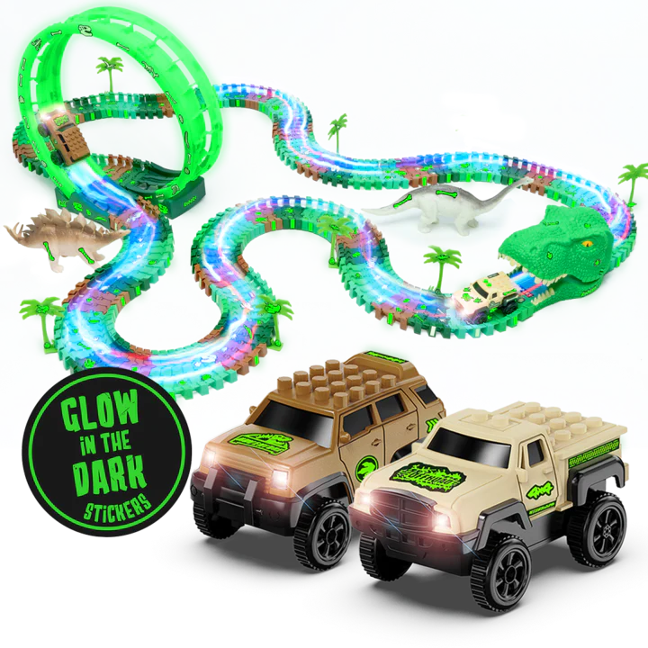 JitteryGit Dino Track Wild Set