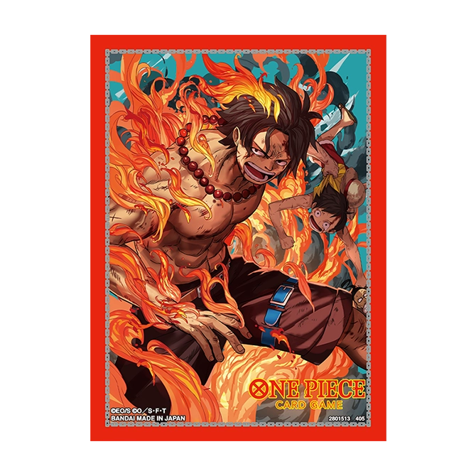 One Piece TCG: Official TCG+ Stores Sleeves Limited Edition V5 - Portgas.D.Ace