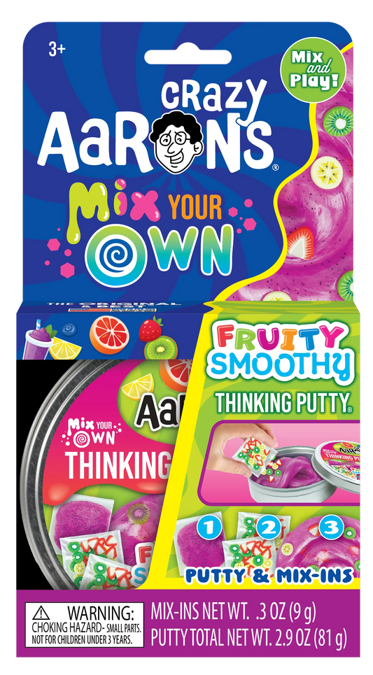 Crazy Aaron's Fruity Smoothy - Mix It Full Size 4" Thinking Putty