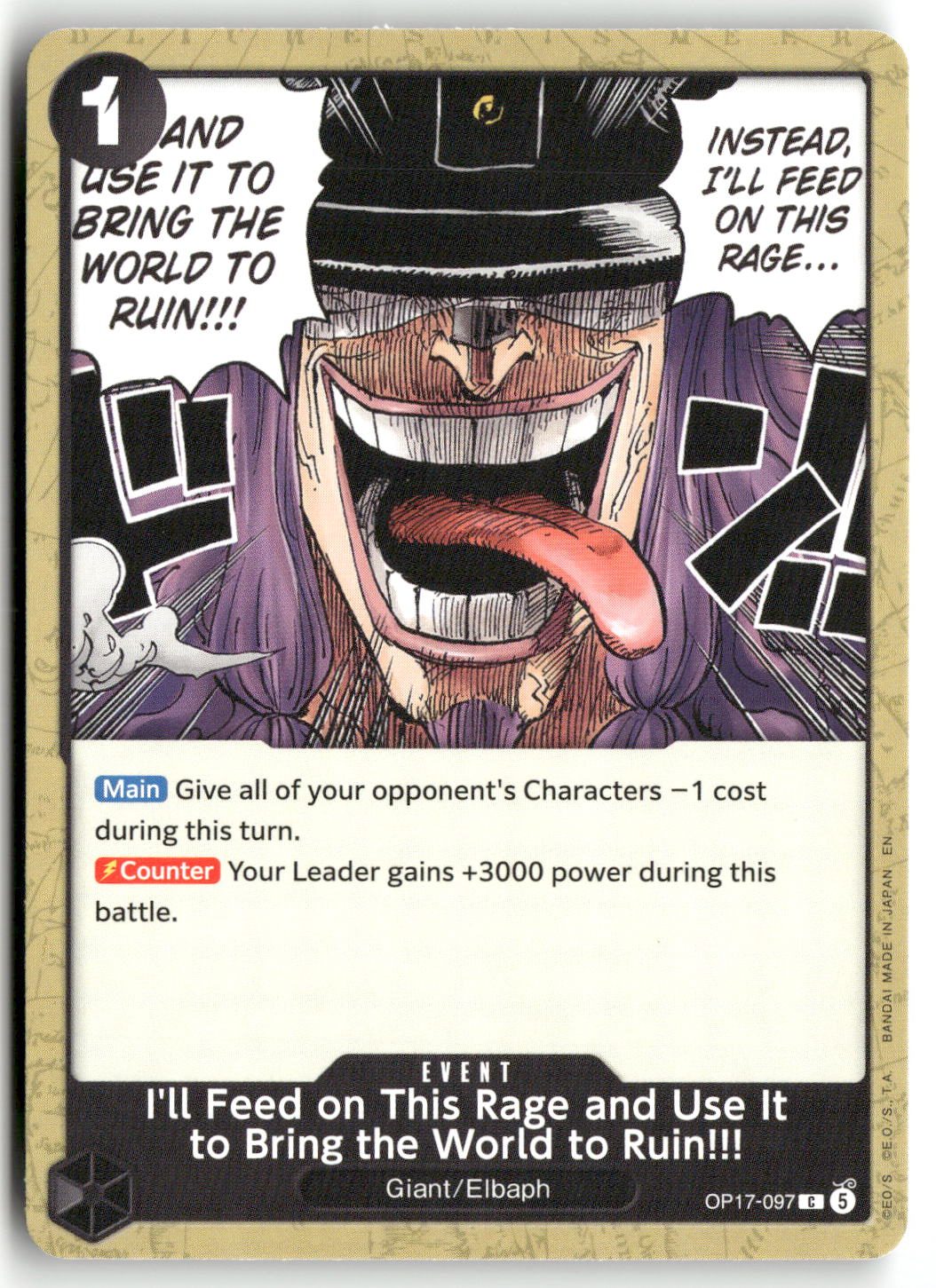 I'll Feed on This Rage and Use It to Bring the World to Ruin!!!