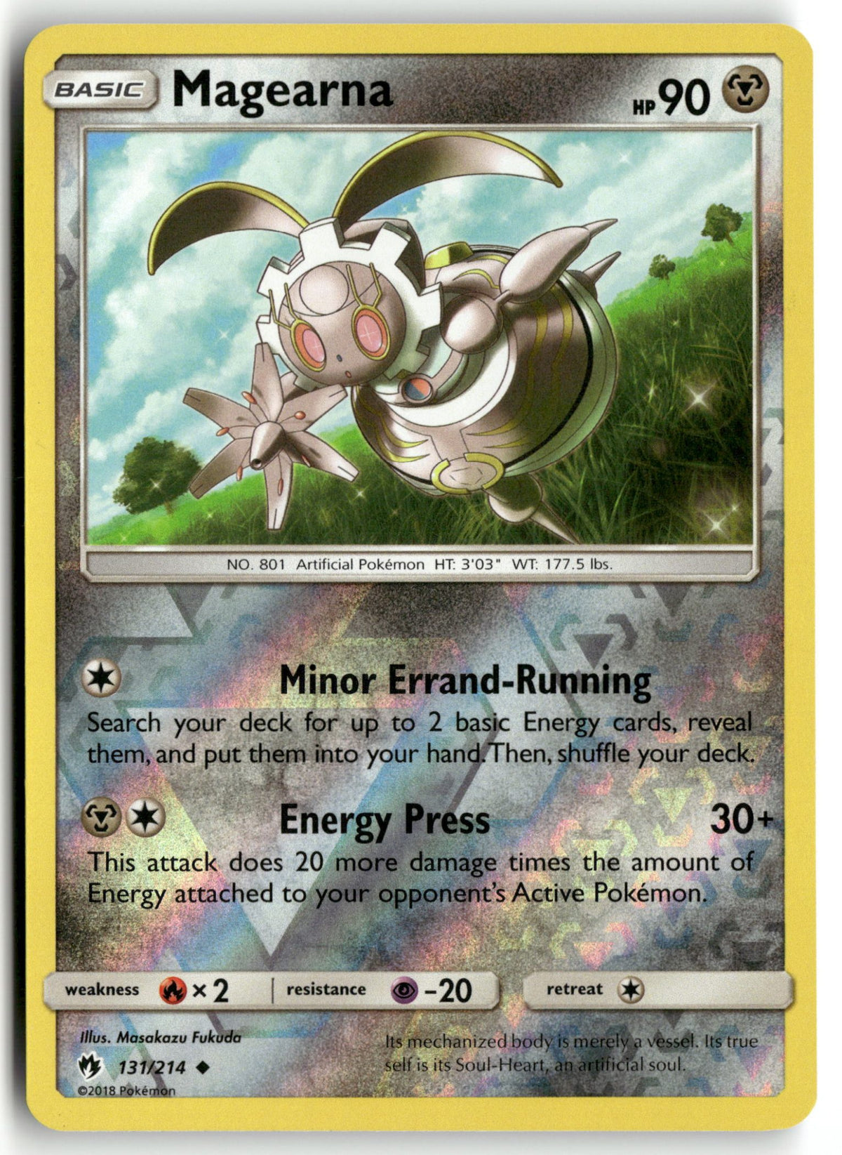 Front + Back scan | Near Mint / English / Reverse Holofoil