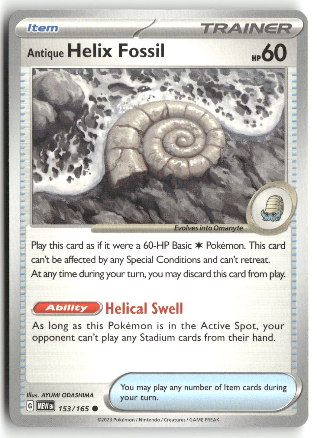Antique Helix Fossil