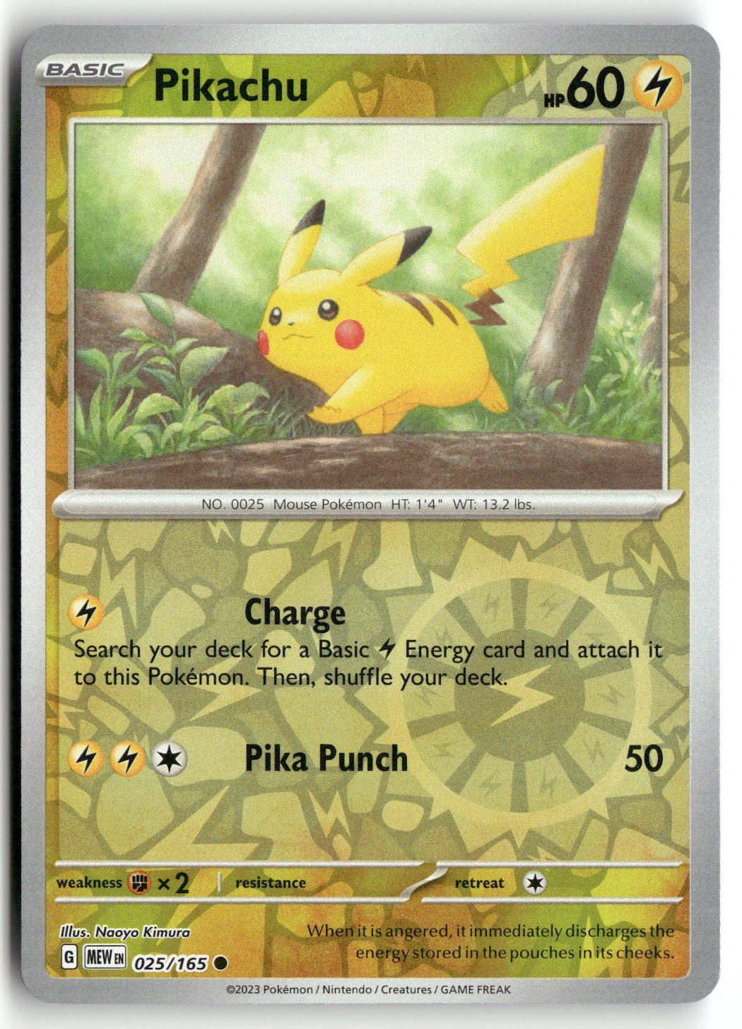 Front + Back scan | Near Mint / English / Reverse Holofoil