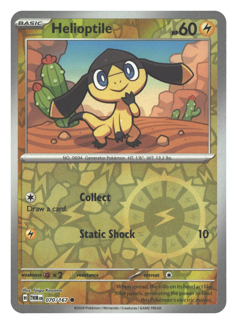 Helioptile | Near Mint / English / Reverse Holofoil