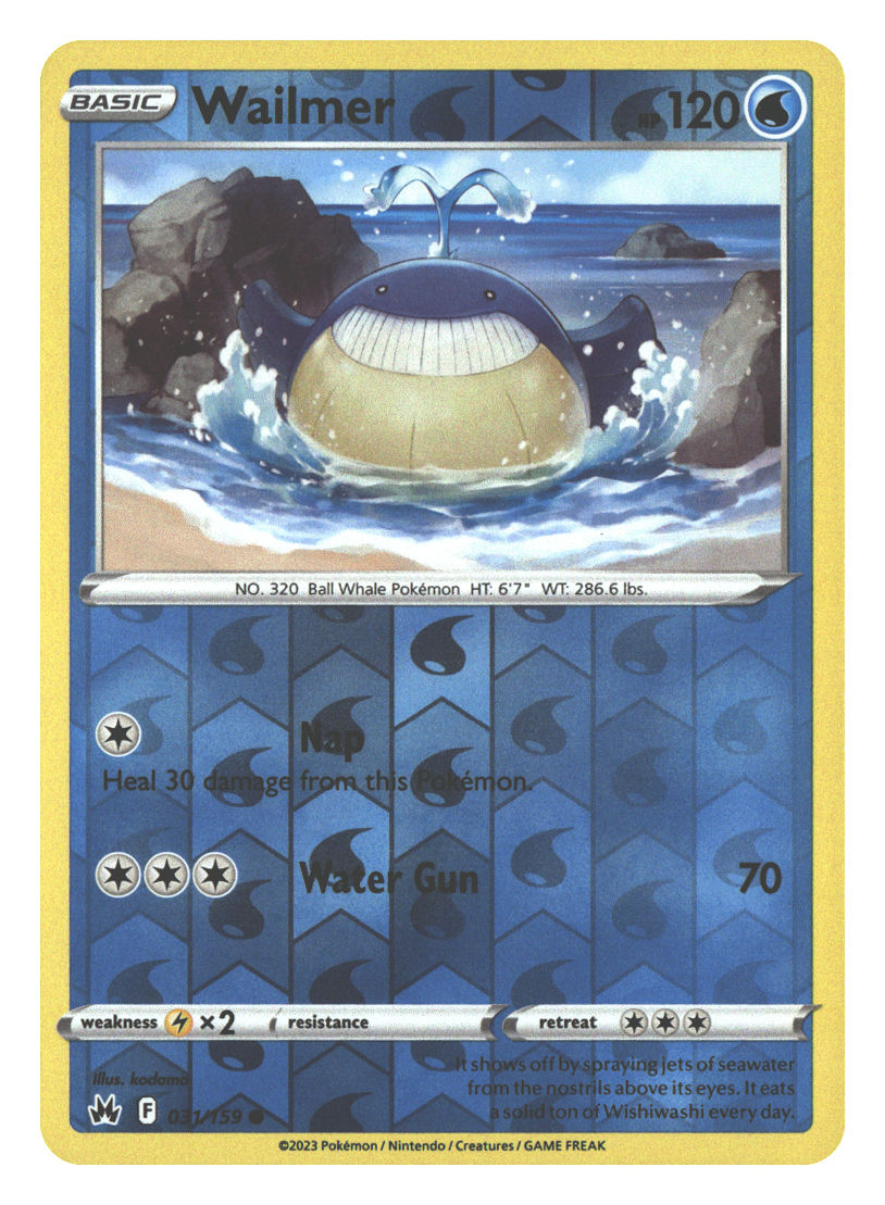 Wailmer | Near Mint / English / Reverse Holofoil