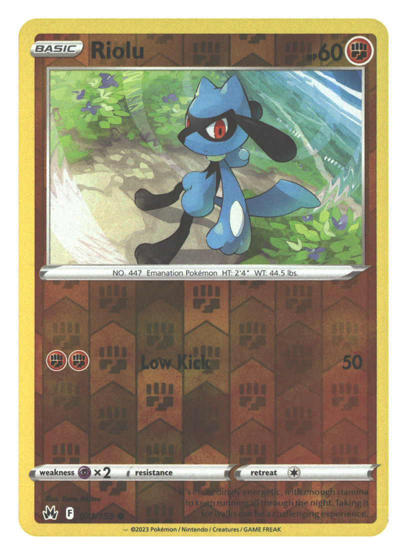 Riolu | Near Mint / English / Reverse Holofoil