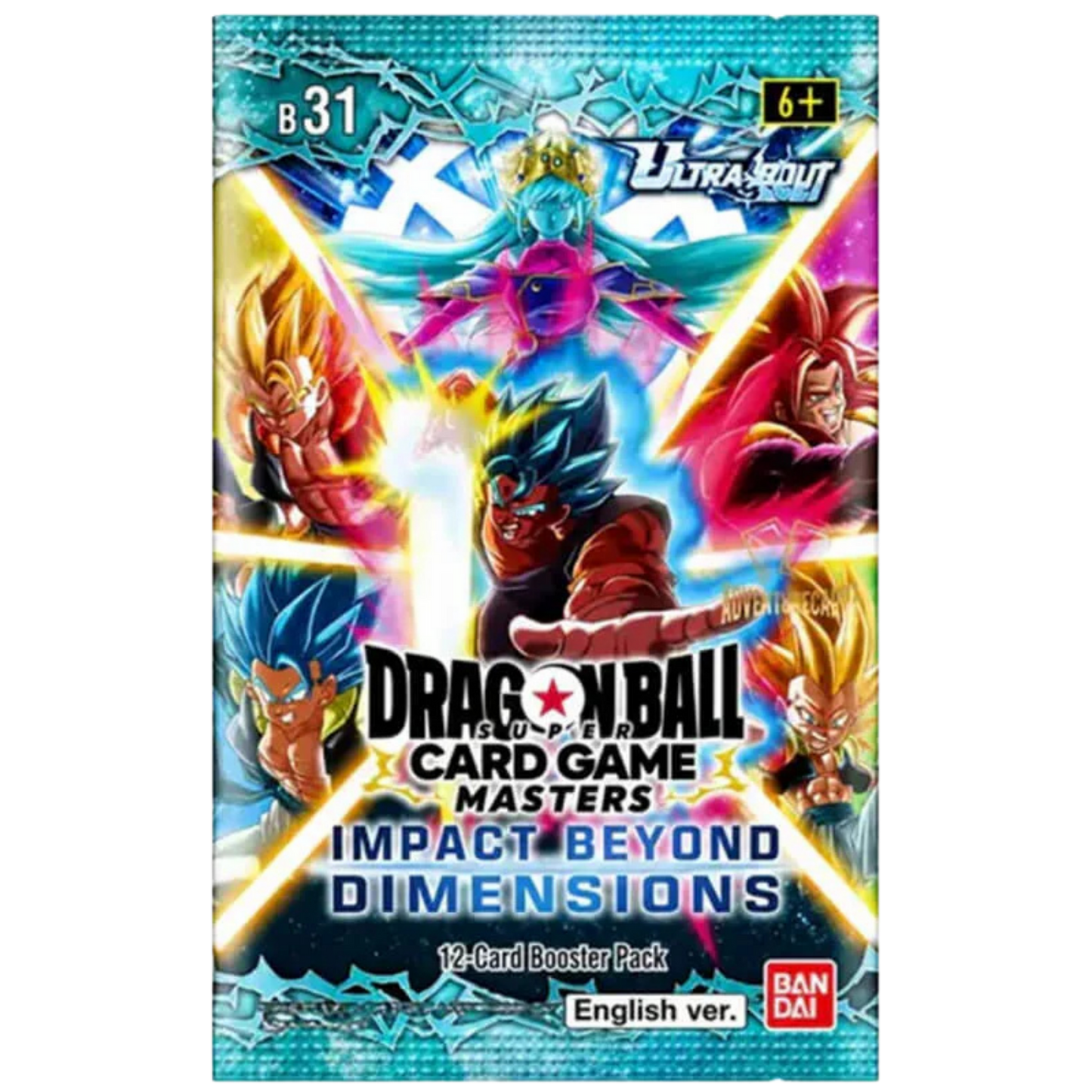 Dragon Ball Super TCG: Masters: Ultra-Bout Impact Beyond Dimensions B31 Booster Box