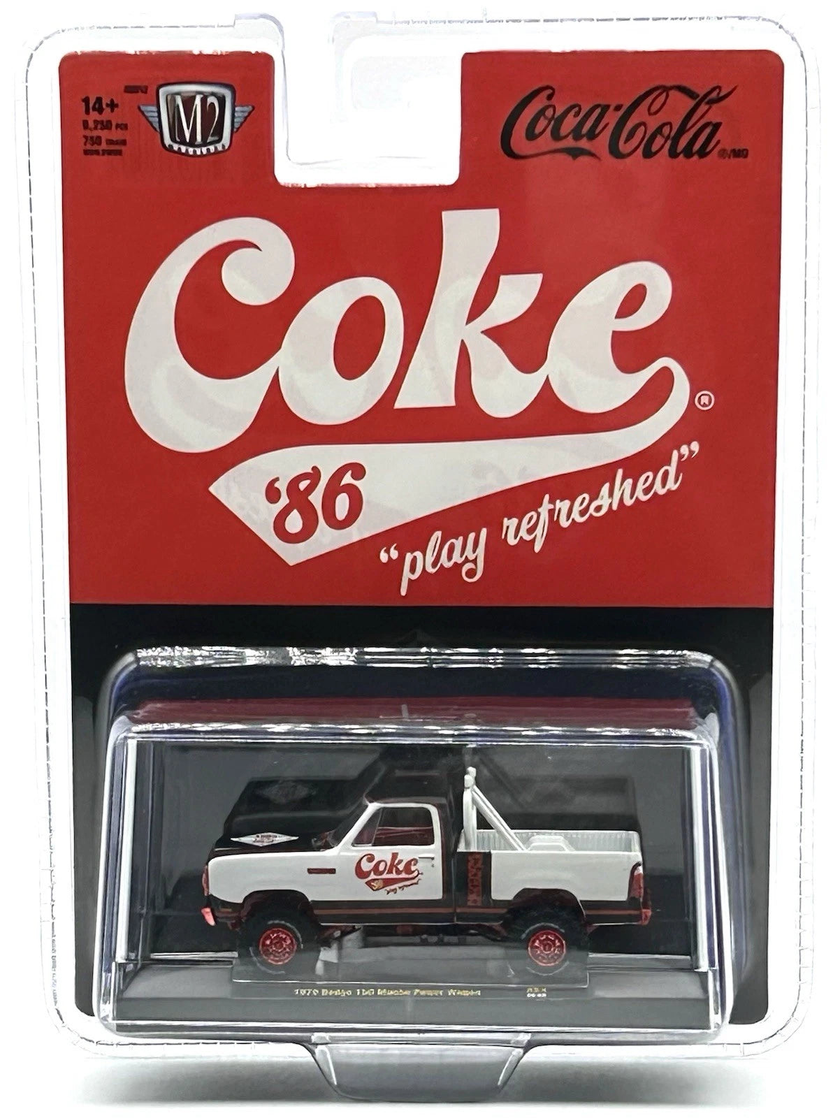 M2 Machines: Coca - Cola 1979 Dodge 150 Macho Power Wagon