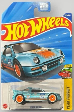 ホットウィール スーパートレジャーハント フォード RS200。 Hot Wheels Ford RS200 Super Treasure Hunt – Rocket City Toys