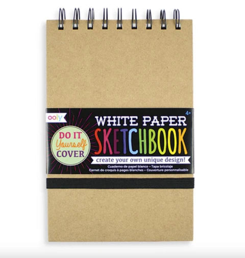 D.I.Y. Cover: White Paper Sketchbook (5" x 7.5")