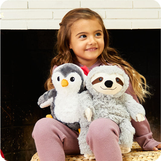 Santa Penguin Warmies