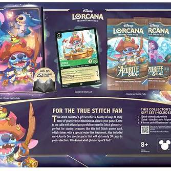Disney Lorcana TCG: Azurite Sea Stitch Collector's Gift Set
