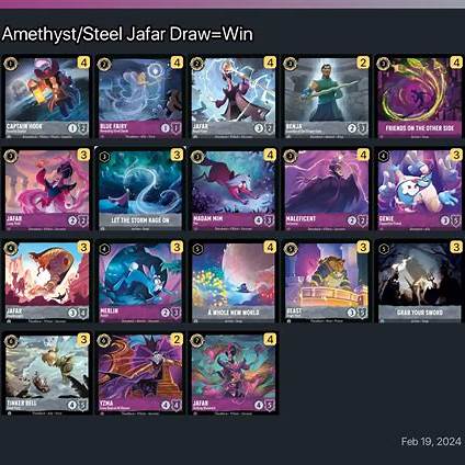 Lorcana TCG: Archazia's Island Starter - Amethyst & Steel Iago & Jafar