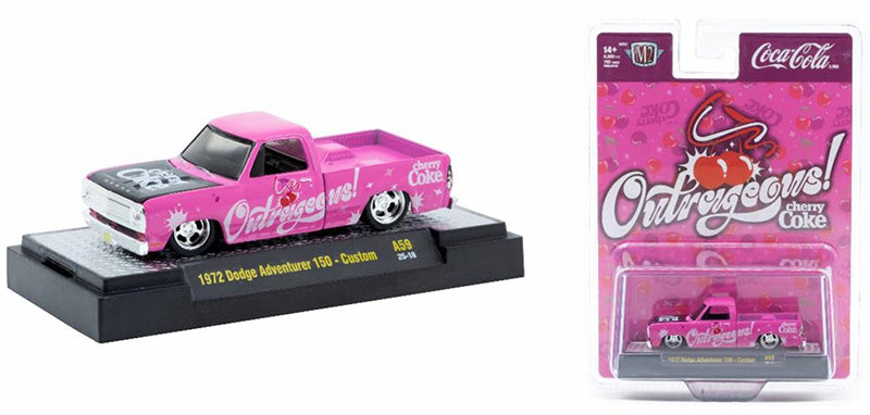 M2 Machines Cherry Coke - 1972 Dodge Adventurer 150 Custom