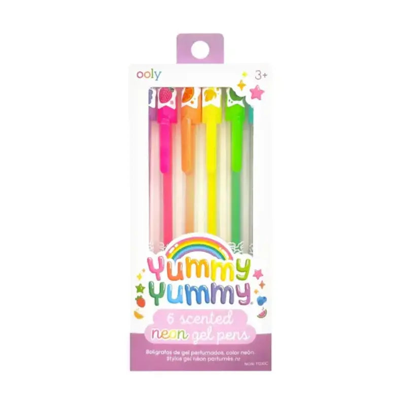 Yummy Yummy: Scented Neon Gel Pens (Set of 6)