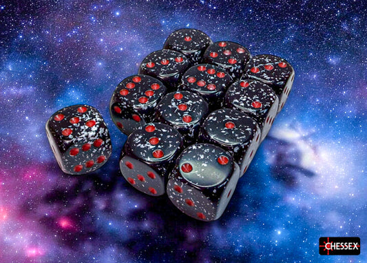 Chessex Speckled Space 16mm d6 Dice Block (12 Dice)