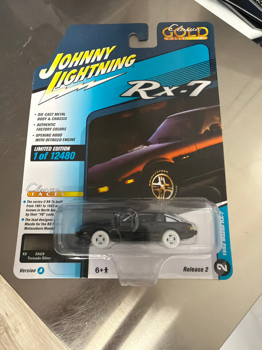 Johnny Lightning 1982 Mazda RX-7 White Lightning #1