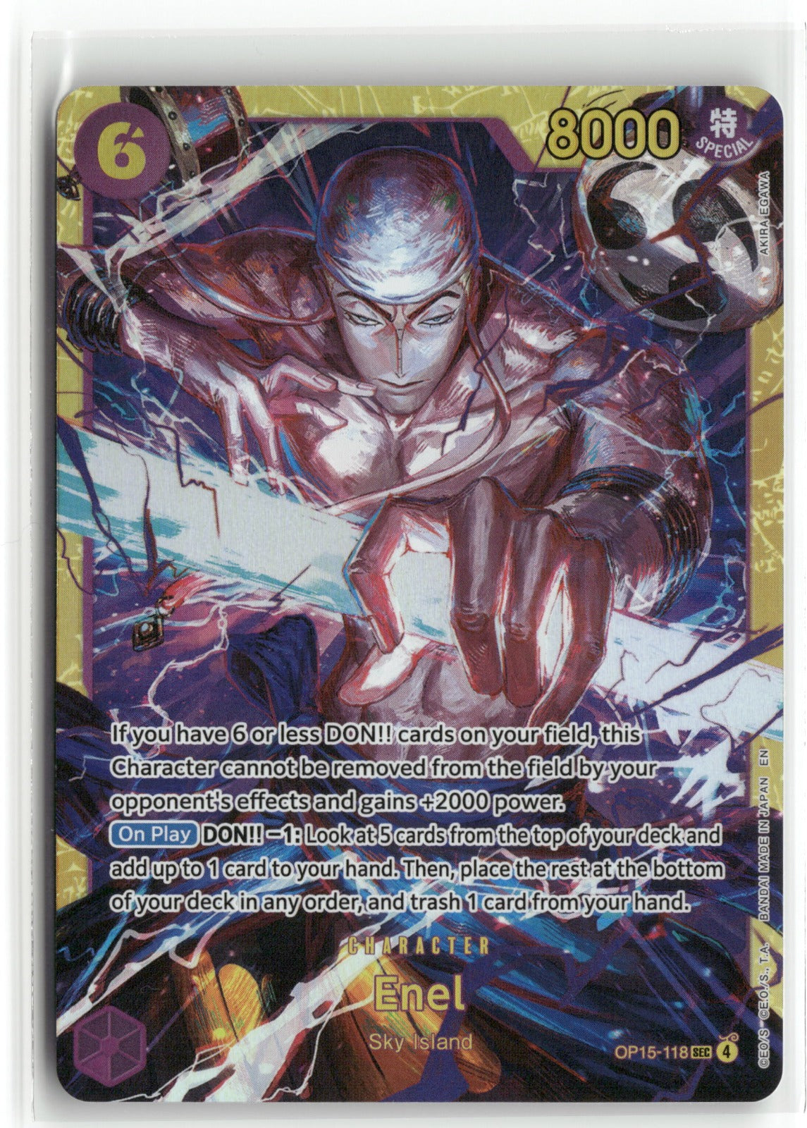 Enel SEC Adventure on Kami's Island OP15-118 NM
