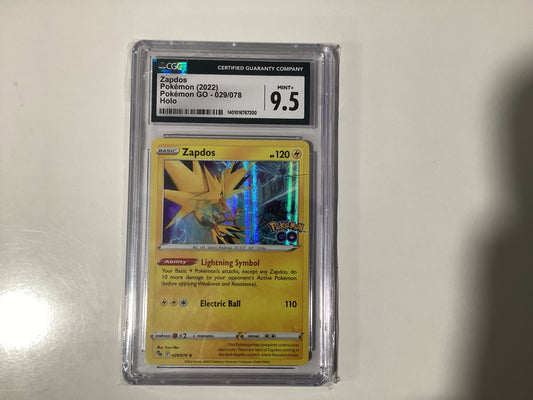 Pokemon (2022) Zapdos Pokemon GO 029/078 CGC 9.5