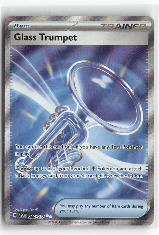 Pokemon Glass Trumpet 260/217 Ultra Rare 2026 ME: Ascended Heroes