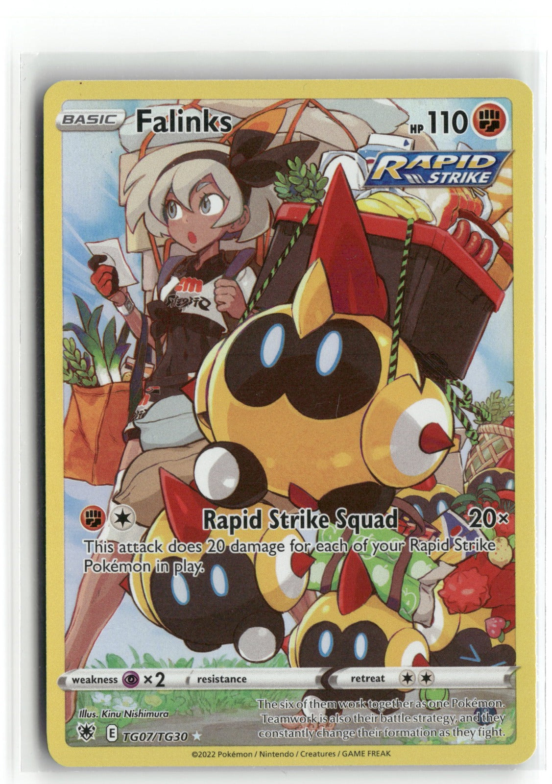 Pokemon Falinks TG07/TG30 UR 2022 SWSH10: Astral Radiance Trainer Gallery