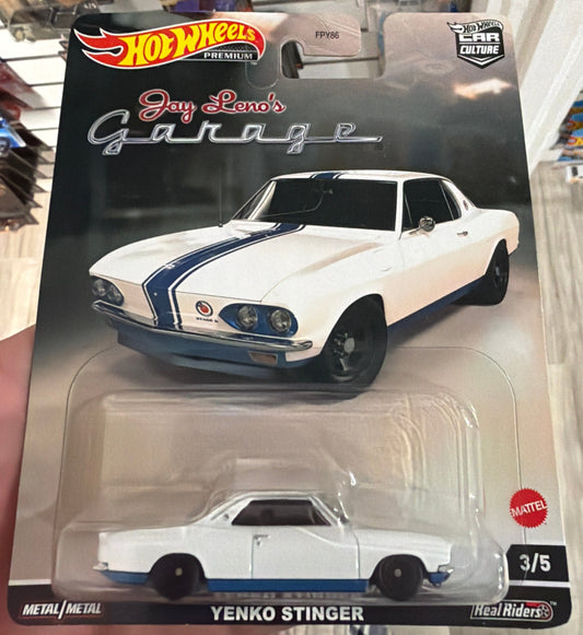 Hot Wheels Premium Jay Leno’s Garage ’66 Chevrolet Corvair Yenko Stinger
