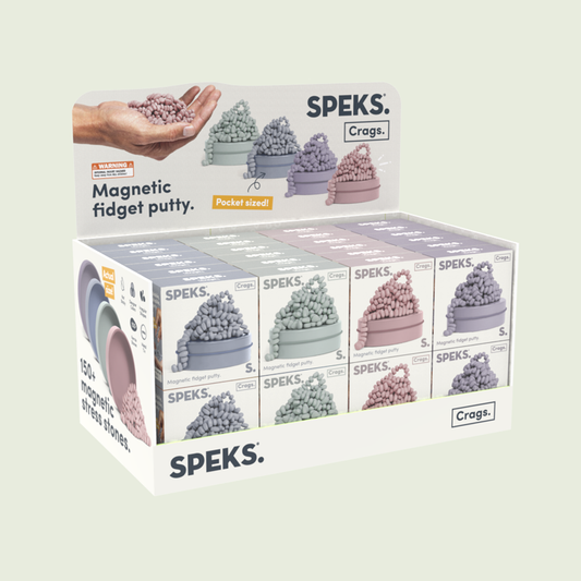Speks Mini Neutral Crags Magnetic Sensory Fidget Stones