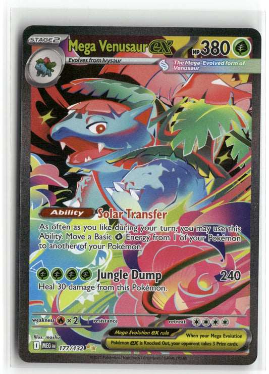 Pokemon Mega Venusaur ex 177/132 SIR 2025 ME01: Mega Evolution
