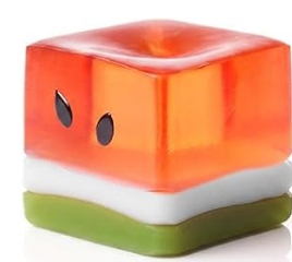 Mini Watermelon Cube Squishy