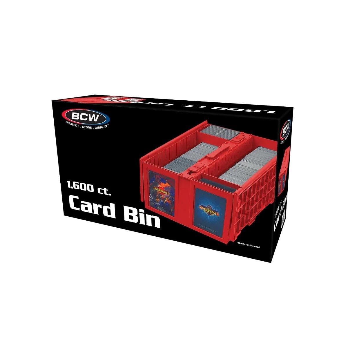 BCW Collectible Card Bin Red 1600