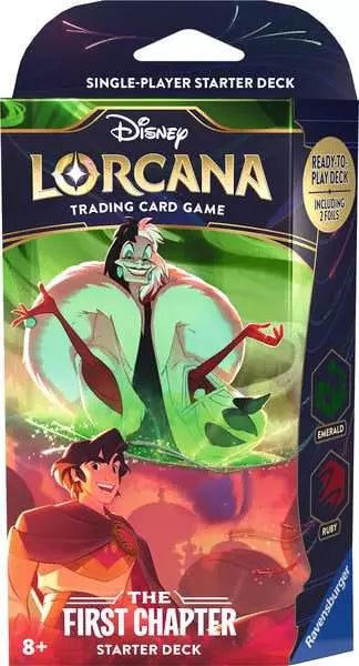 Disney Lorcana TCG: The First Chapter Starter Deck - Emerald / Ruby