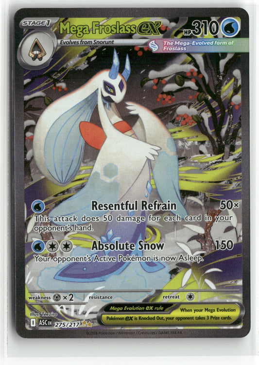 Pokemon Mega Froslass ex - 275/217 SIR 2026 ME: Ascended Heroes