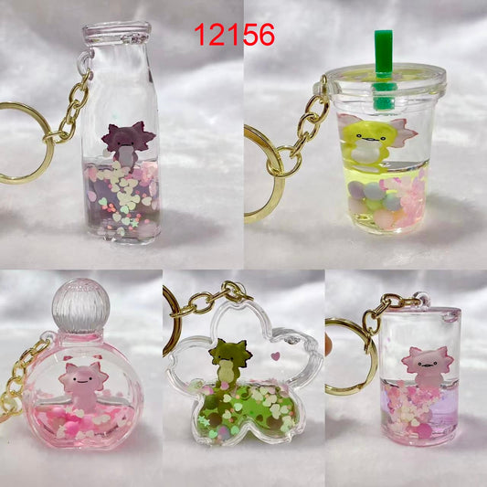 Axolotl Assortment Floaty Key Charm