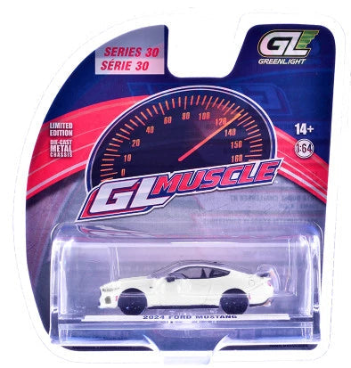 GreenLight: GL Muscle Series 30 2024 Ford Mustang in Oxford White
