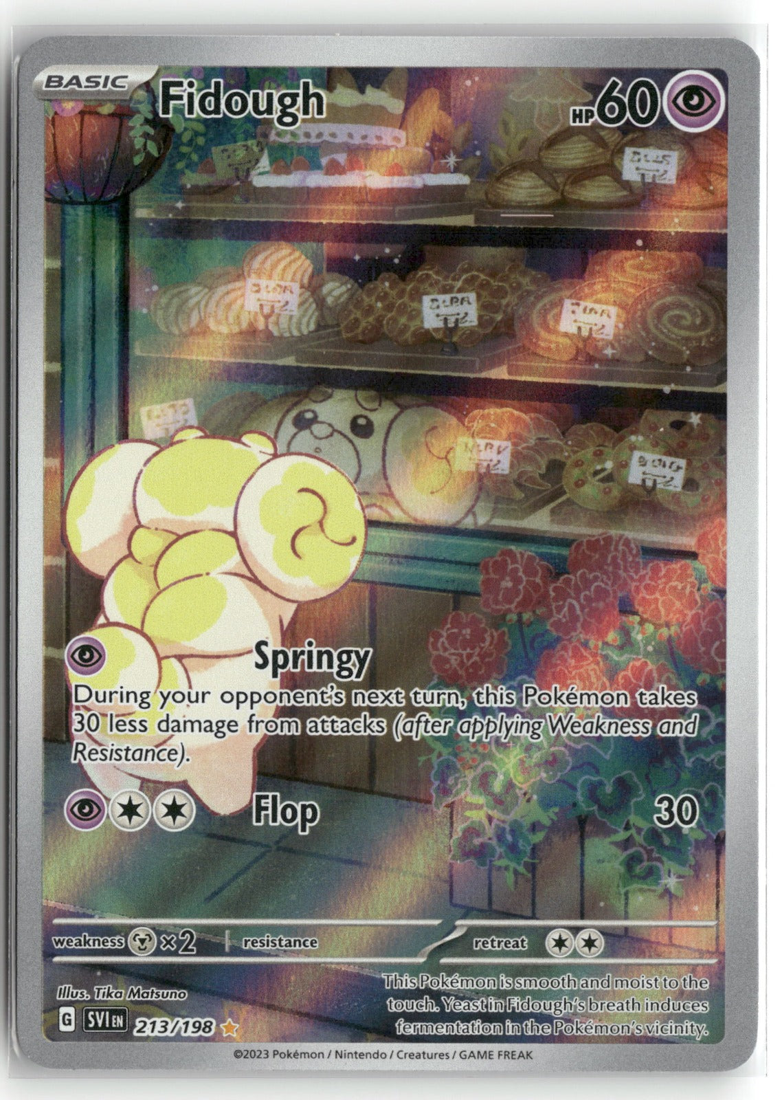 Pokemon Fidough 213/198 Illustration Rare 2023 SV01: Scarlet & Violet Base Set