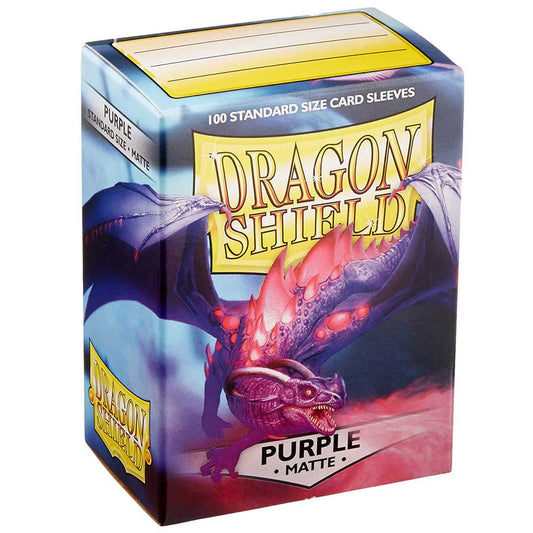 Dragon Shield Sleeves: Standard - Matte Purple (100 ct.)