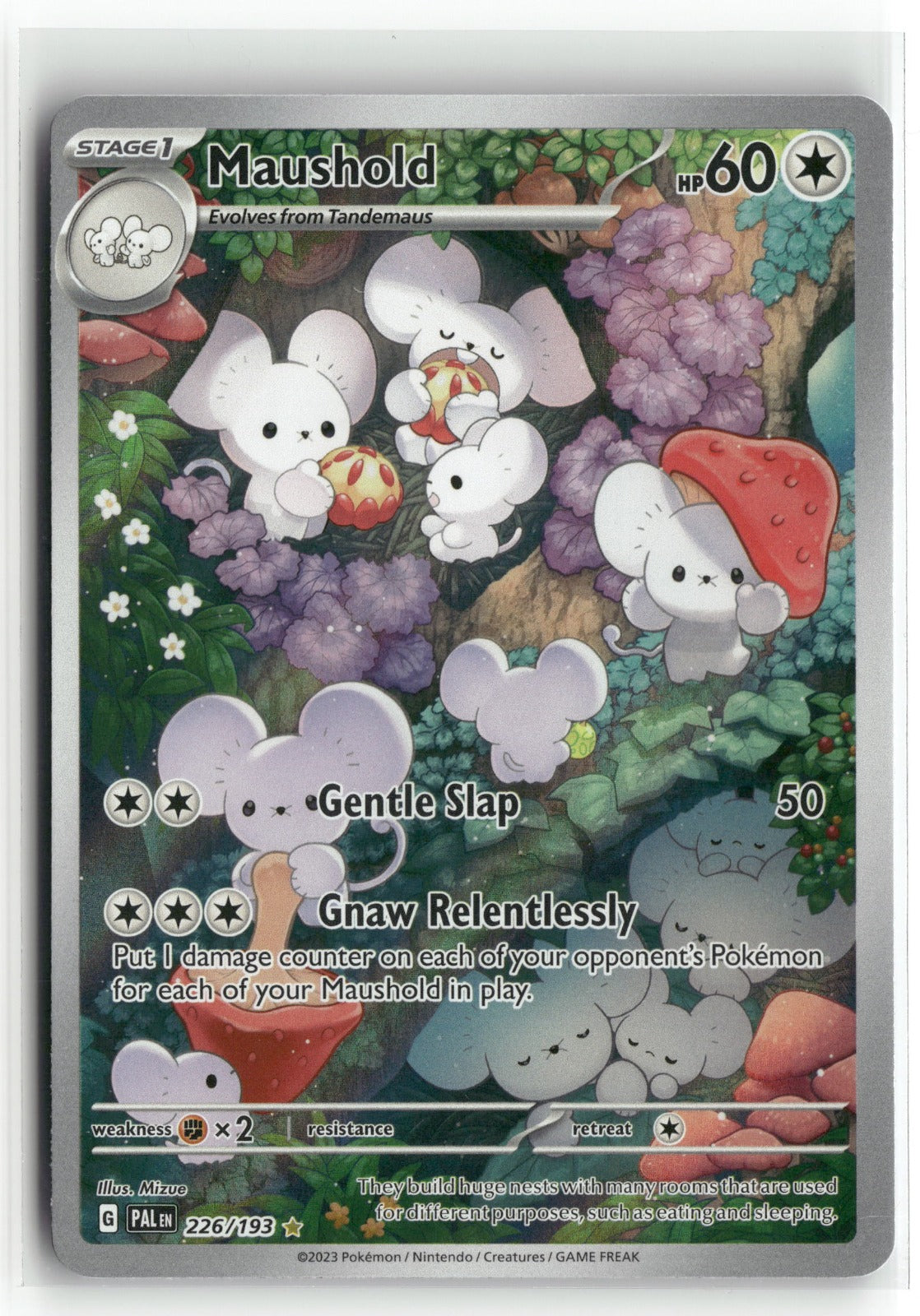 Pokemon SV02: Paldea Evolved Maushold 226/193 Holo