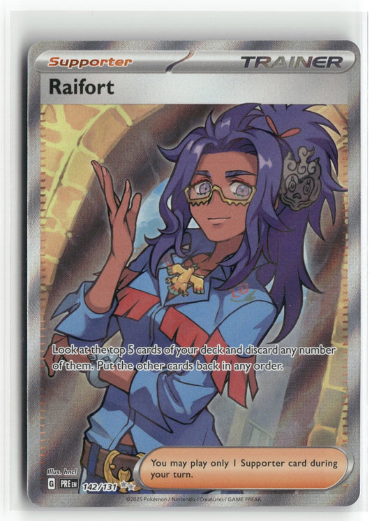 Pokemon Raifort 142/131 Ultra Rare 2025 SV: Prismatic Evolutions