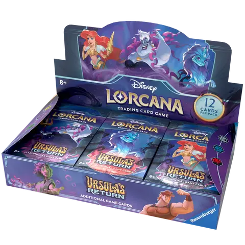 Disney Lorcana TCG: Ursula's Return Booster Box (24 Packs)