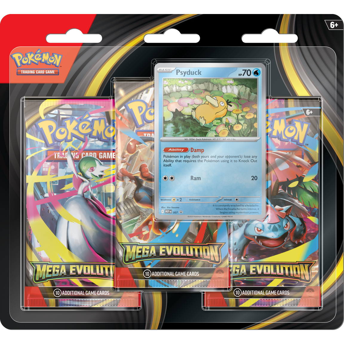 Pokemon TCG: Mega Evolution 3 Pack Blister