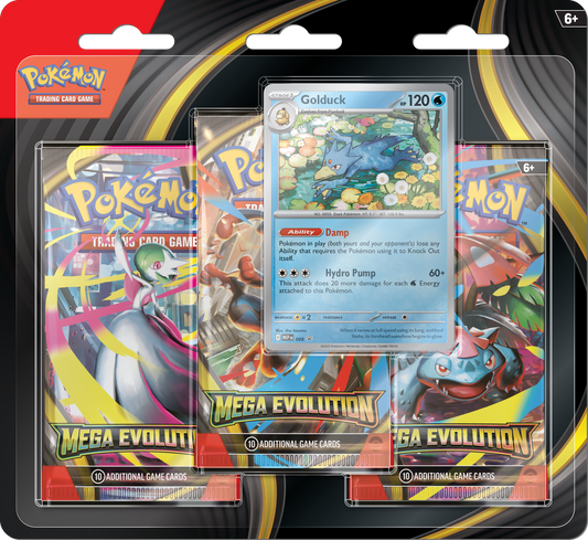 Pokemon TCG: Mega Evolution 3 Pack Blister