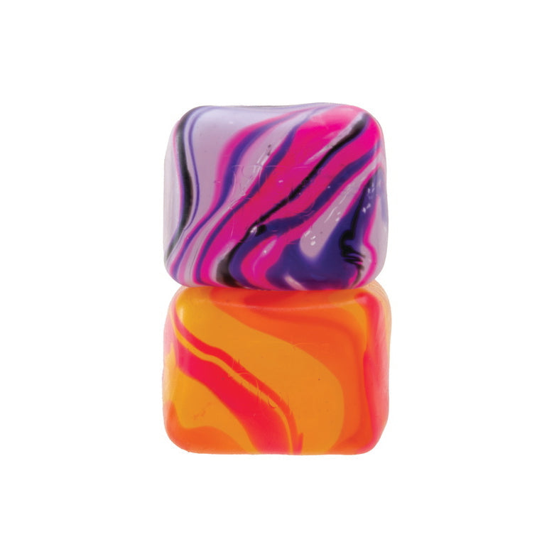 Schylling NeeDoh Swirl Nice Cube Squishy Fidget Toy Multicolor 1ct