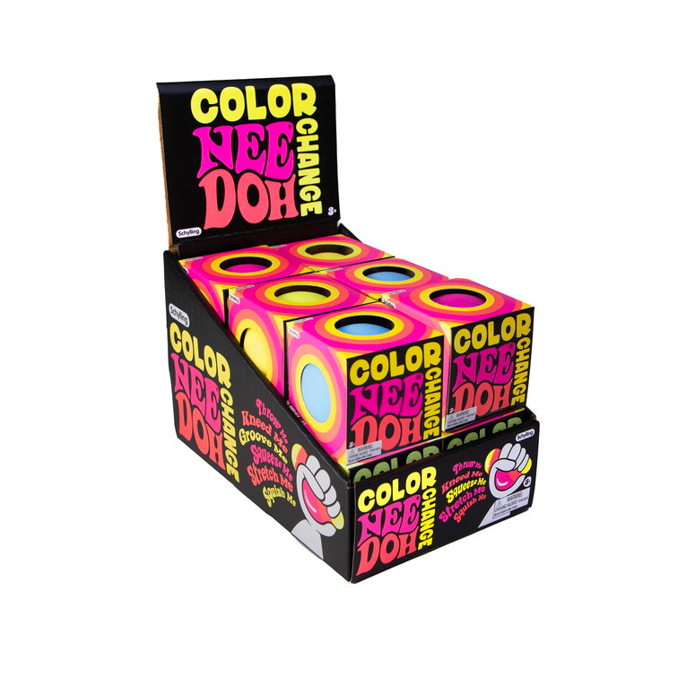 Schylling NeeDoh Color Change Squishy Fidget Toy - Assorted Colors