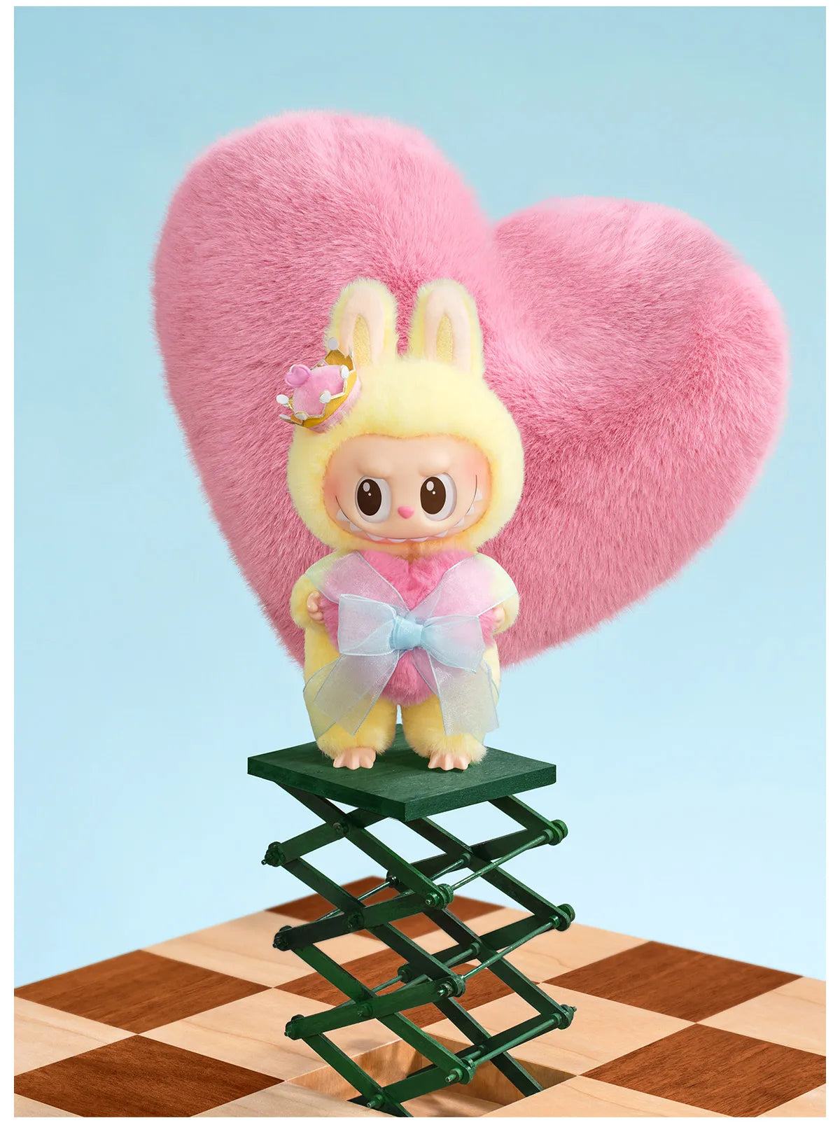 THE MONSTERS Let's Checkmate Series-Vinyl Plush Hanging Card