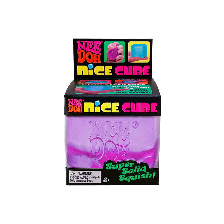 Schylling NeeDoh Nice Cube Squishy Fidget Toy Multicolor 1ct