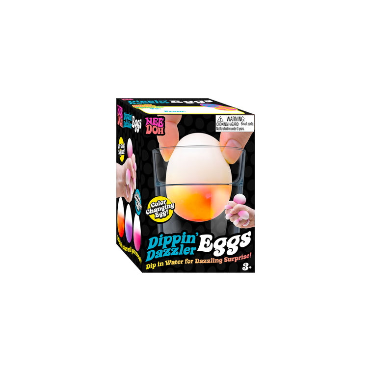 Schylling NeeDoh Dippin’ Dazzler Egg Squishy Fidget Toy Multicolor 1ct
