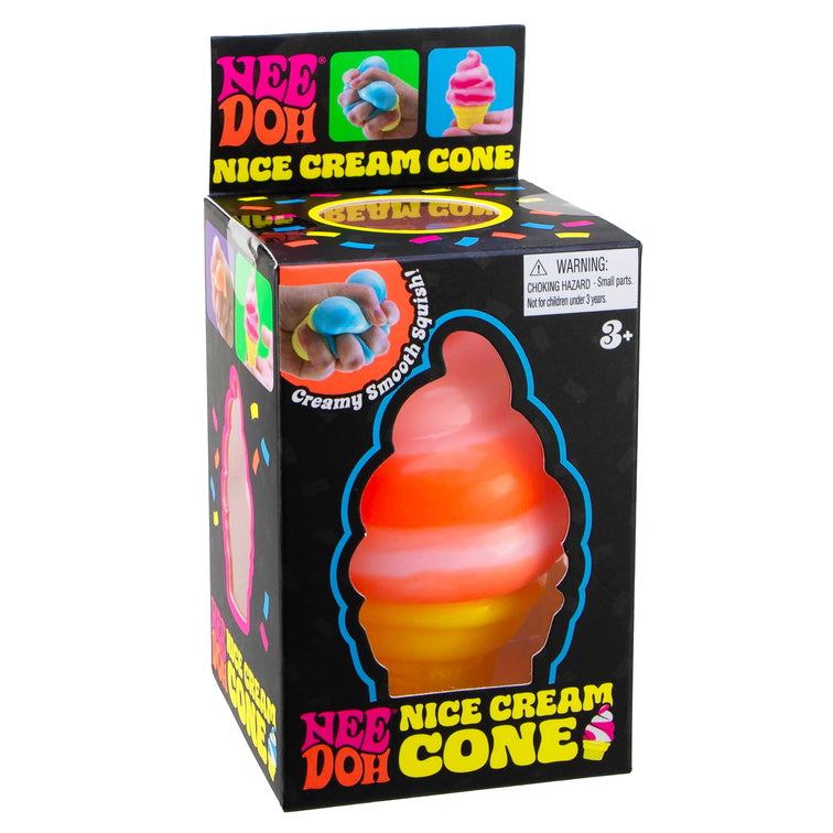 Schylling NeeDoh Nice Cream Cone Squishy Fidget Toy Multicolor 1ct