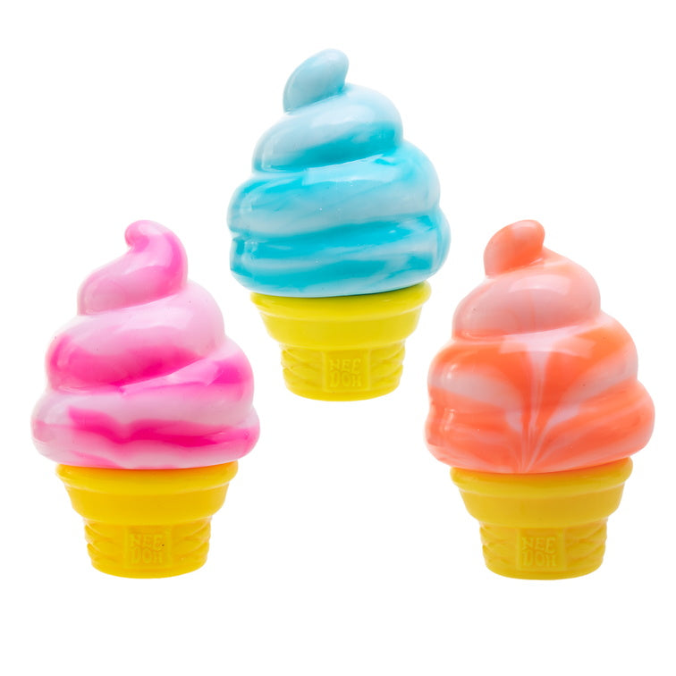 Schylling NeeDoh Nice Cream Cone Squishy Fidget Toy - Assorted Colors